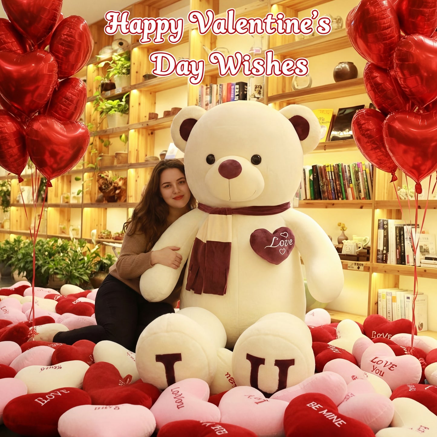 Giant Plush Teddy Bear Companion